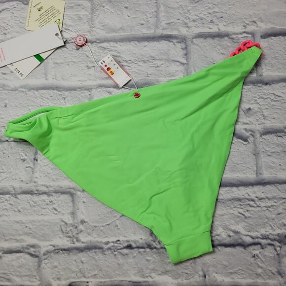 Red Carter Chain Side Bikini Bottom size Medium - Picture 6 of 14